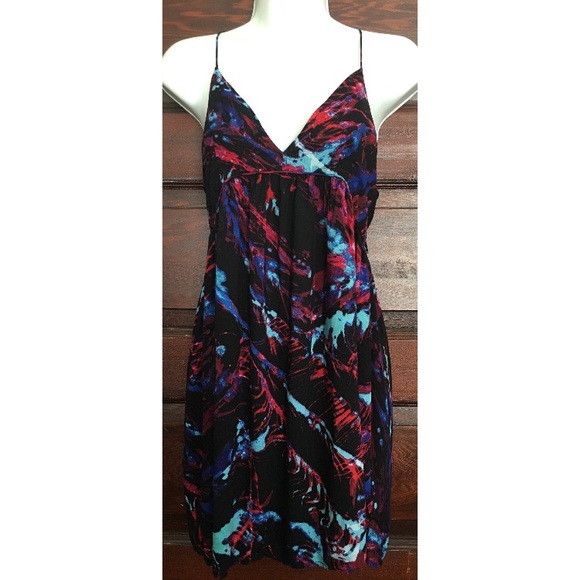 Urban Outfitters Tops - INSIGHT colorful red blue & black tunic tank 2 S